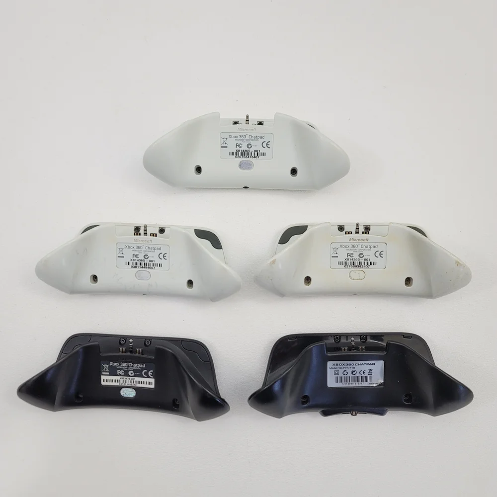 Lot Of 5 Xbox 360 Chatpad For Microsoft Xbox 360 Controllers